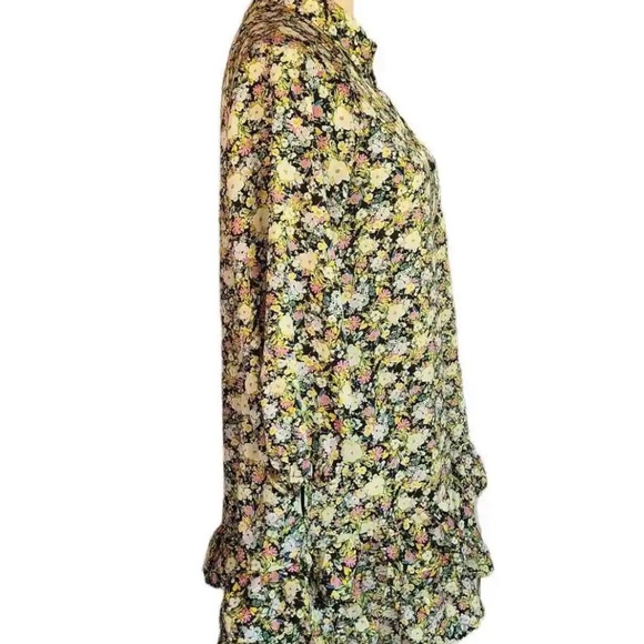 Code X Mode Multicolor Floral Print Button Down Dress - Picture 4 of 10